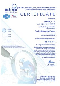 Certifikat ISO 2026