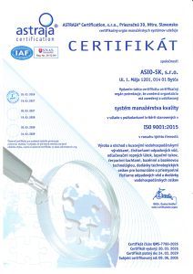Certifikat ISO 2026